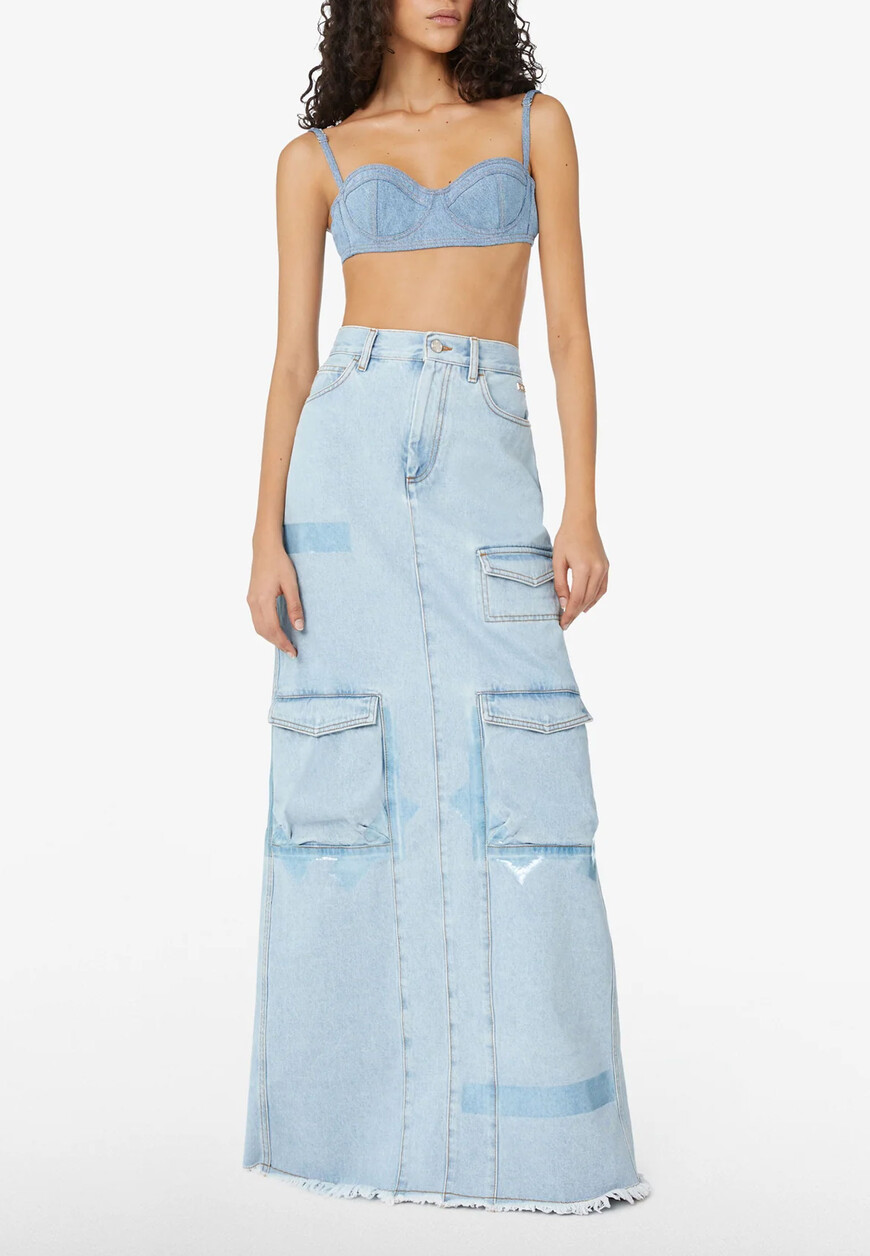 

Юбка Gcds, Голубой