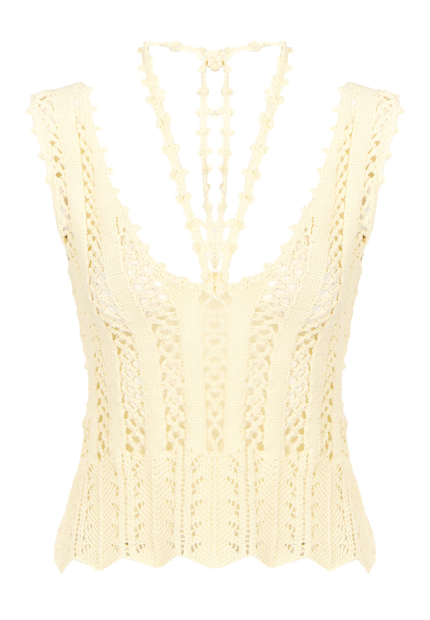 

Топ Patrizia Pepe, Бежевый