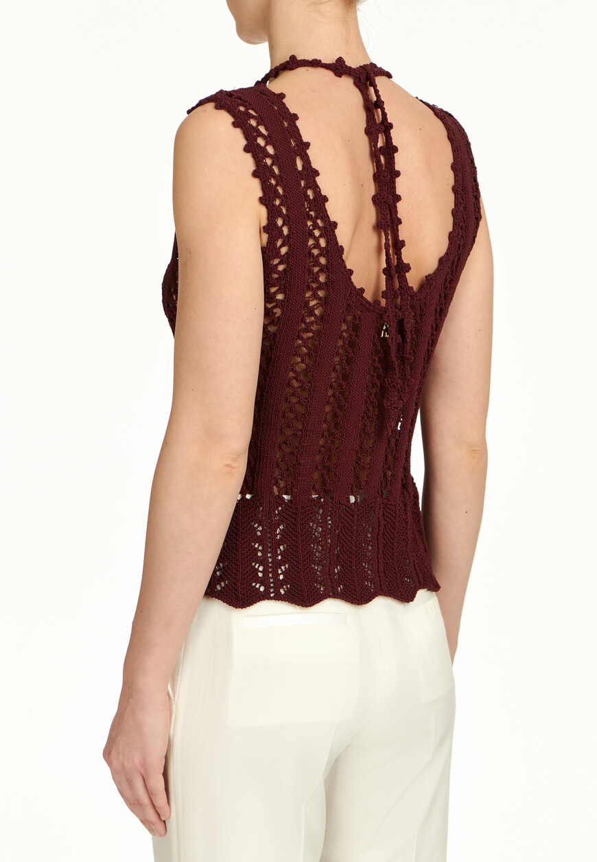 

Топ Patrizia Pepe, Бордовый