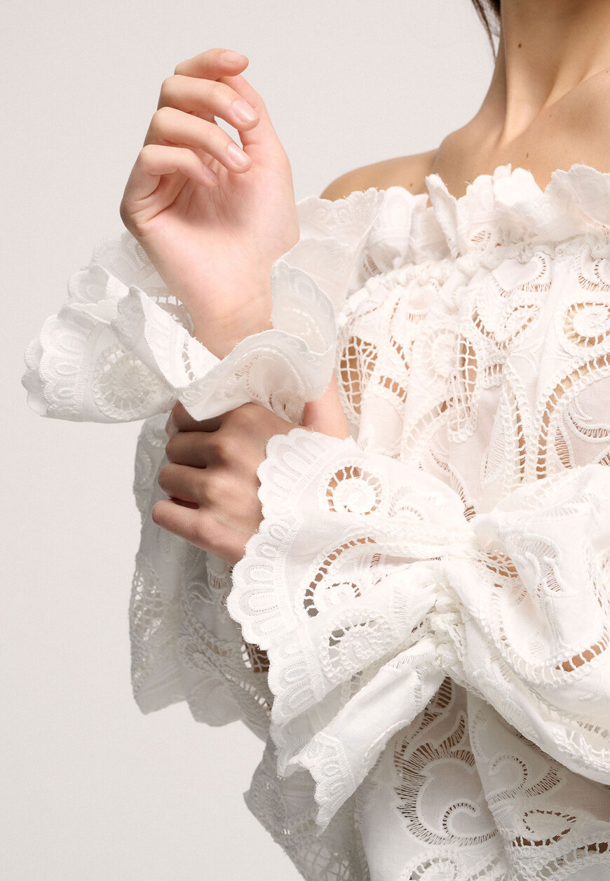 

Блуза Luisa Spagnoli, Белый