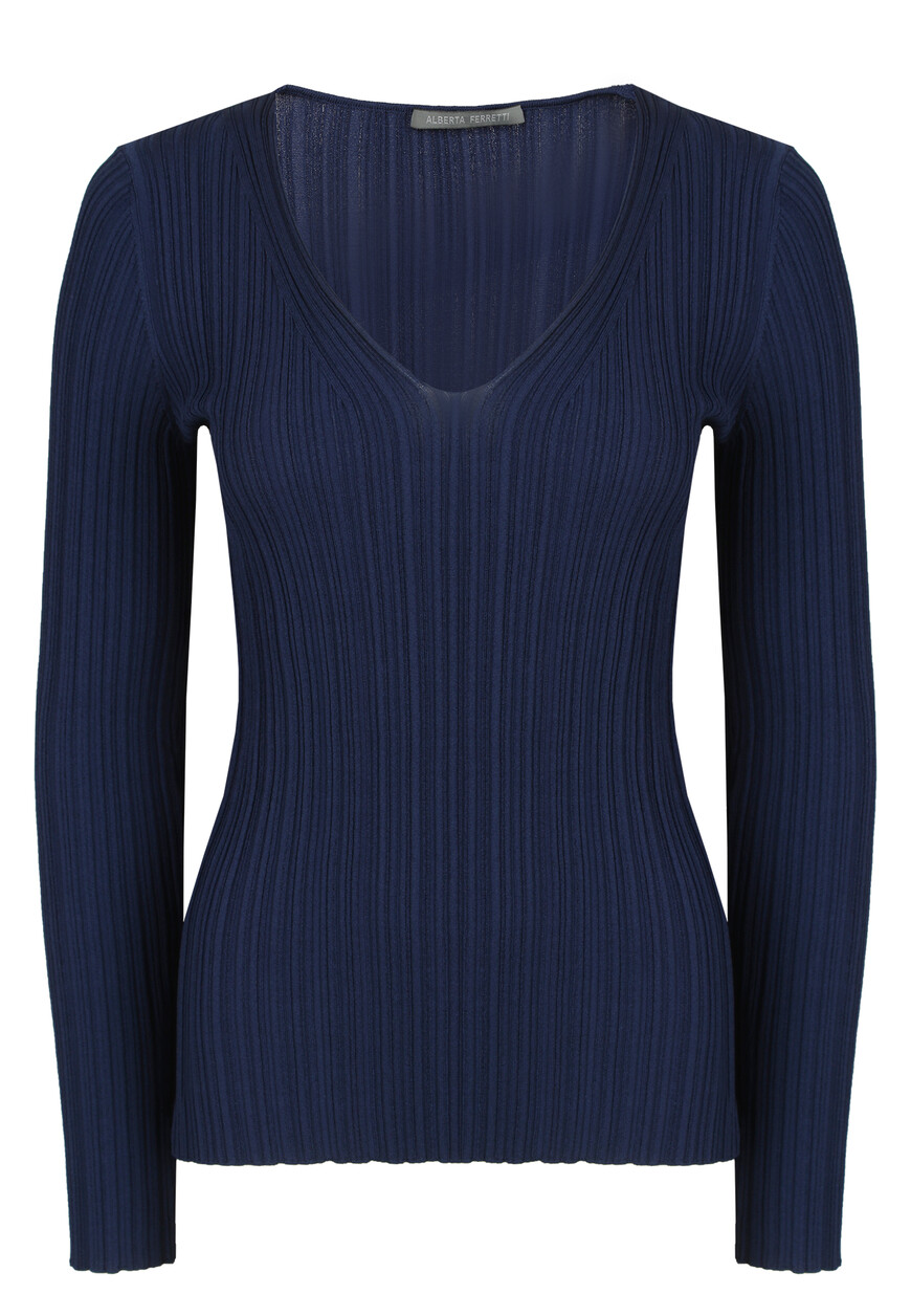

Пуловер Alberta Ferretti, Синий