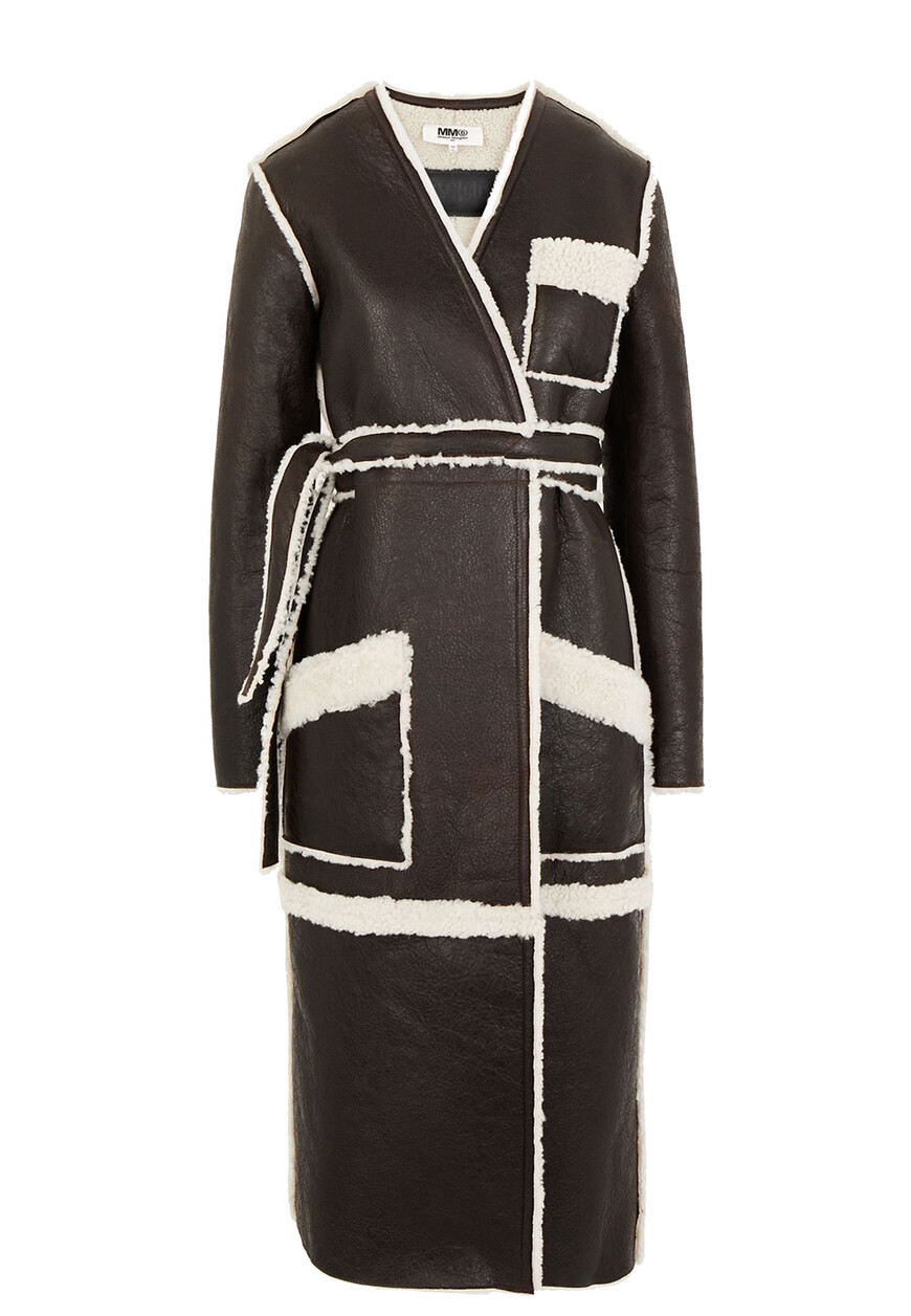 

Дубленка Mm6 Maison Margiela, Коричневый