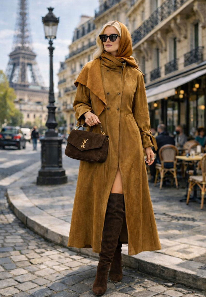 

Тренч Sfilato, Коричневый
