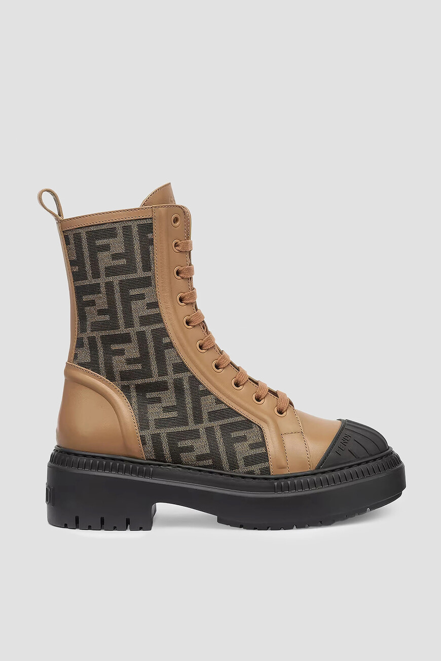

Ботинки Fendi Модель Domino, Коричневый