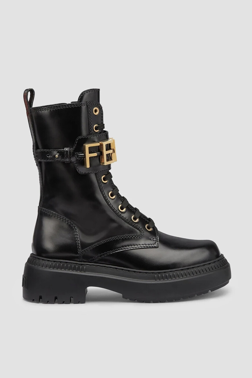 

Ботинки Fendi Модель Fendigraphy, Черный