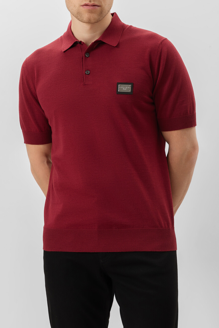 

Поло Dolce & Gabbana Модель Из Коллекции Essential, Бордовый