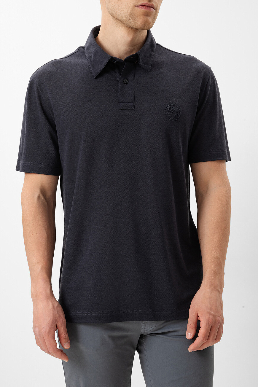 

Поло Brioni Модель Из Капсульной Коллекции Golf, Т.синий