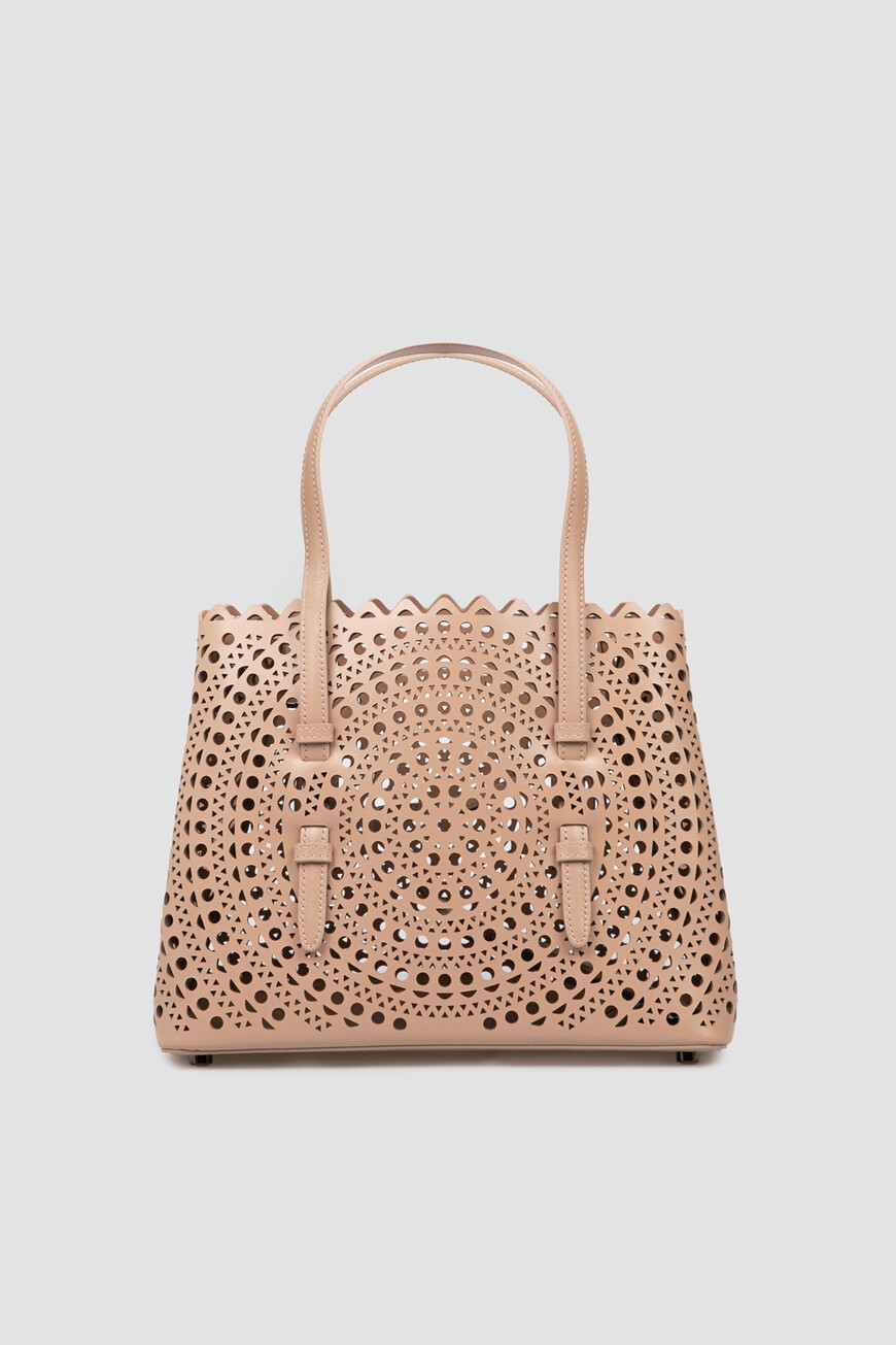 

Сумка Alaia Модель Mina 25, Бежевый