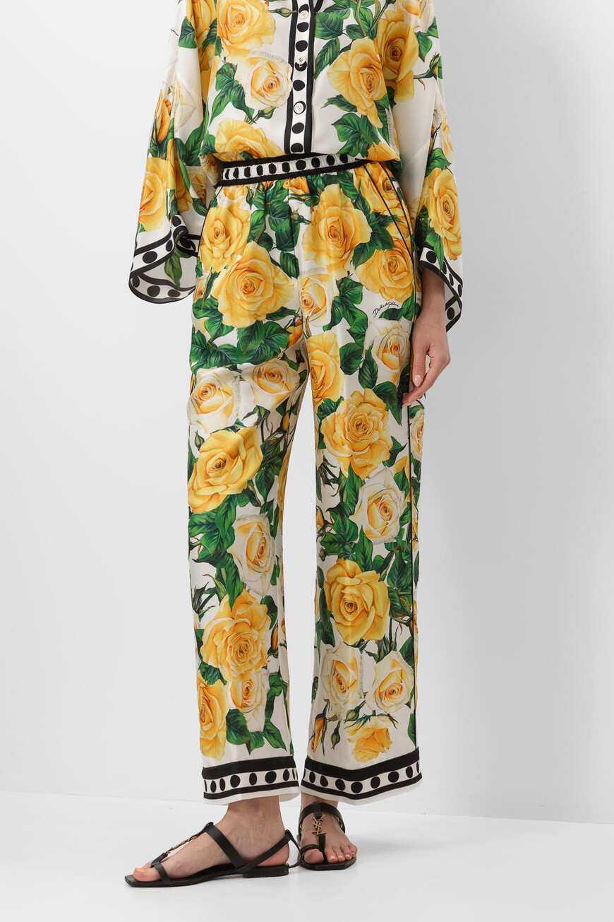 брюки  модель из коллекции flowering FTAMPT GDA9C HA3VO фотография