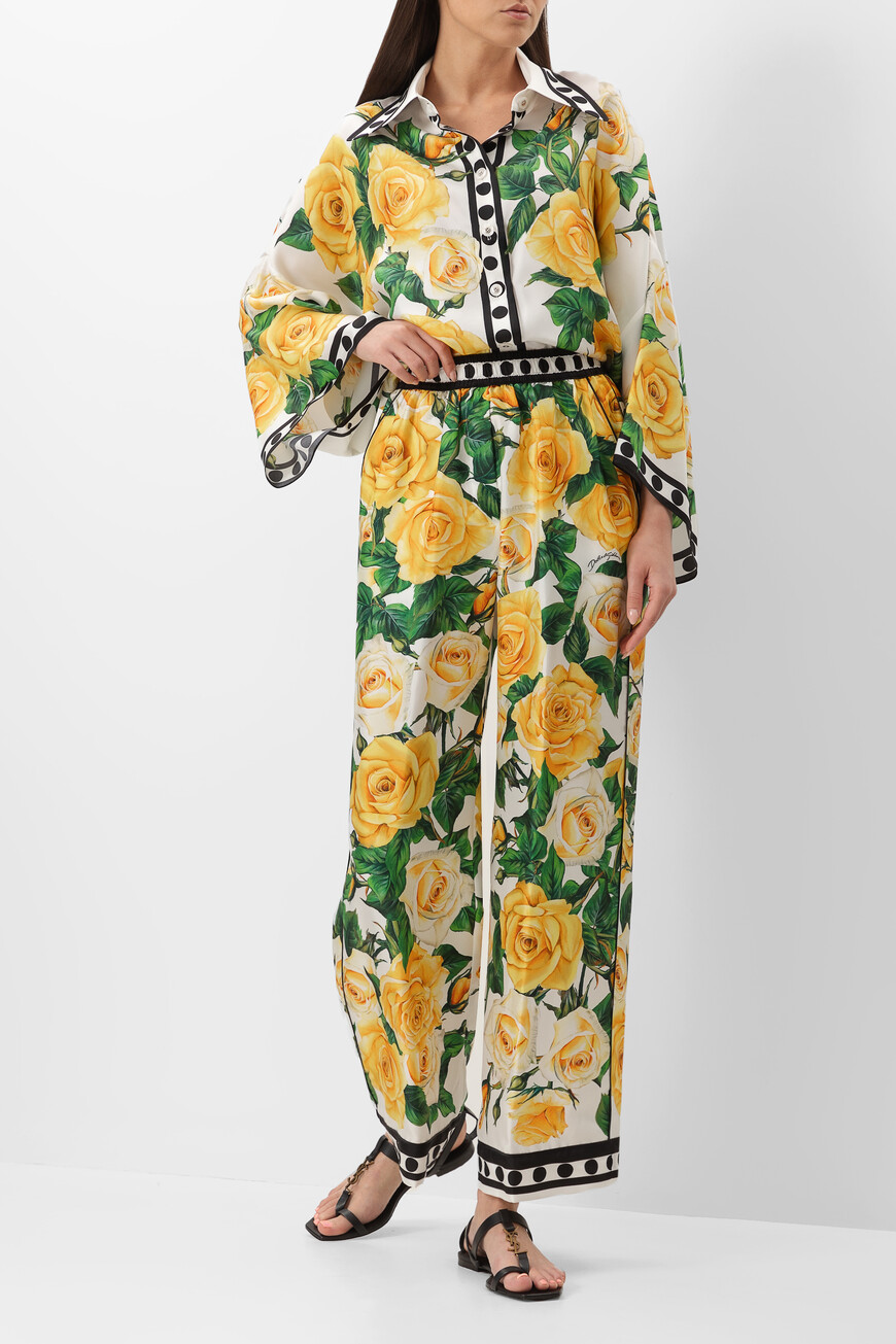 брюки  модель из коллекции flowering FTAMPT GDA9C HA3VO по низкой цене