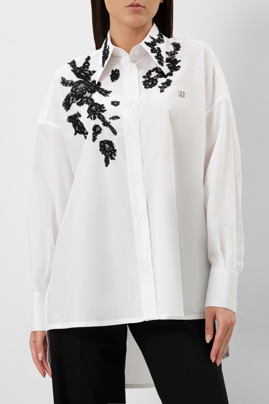 

Рубашка Dolce & Gabbana, Белый/черный