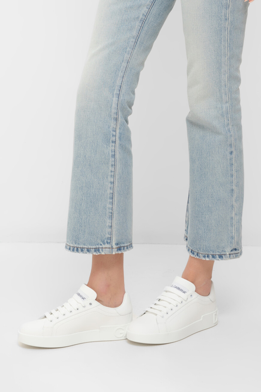 

Сникеры Dolce&Gabbana Модель Portofino В Новой Версии, Белый