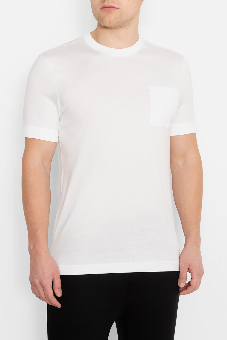 

Футболка Kiton Модель Из Коллекции Knt, Белый