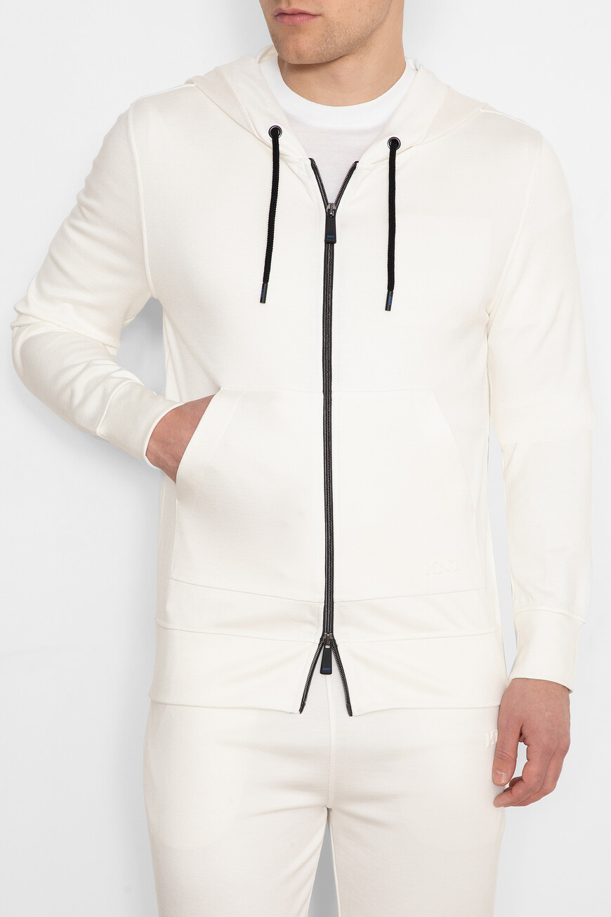 

Толстовка Kiton Модель Из Коллекции Knt, Белый