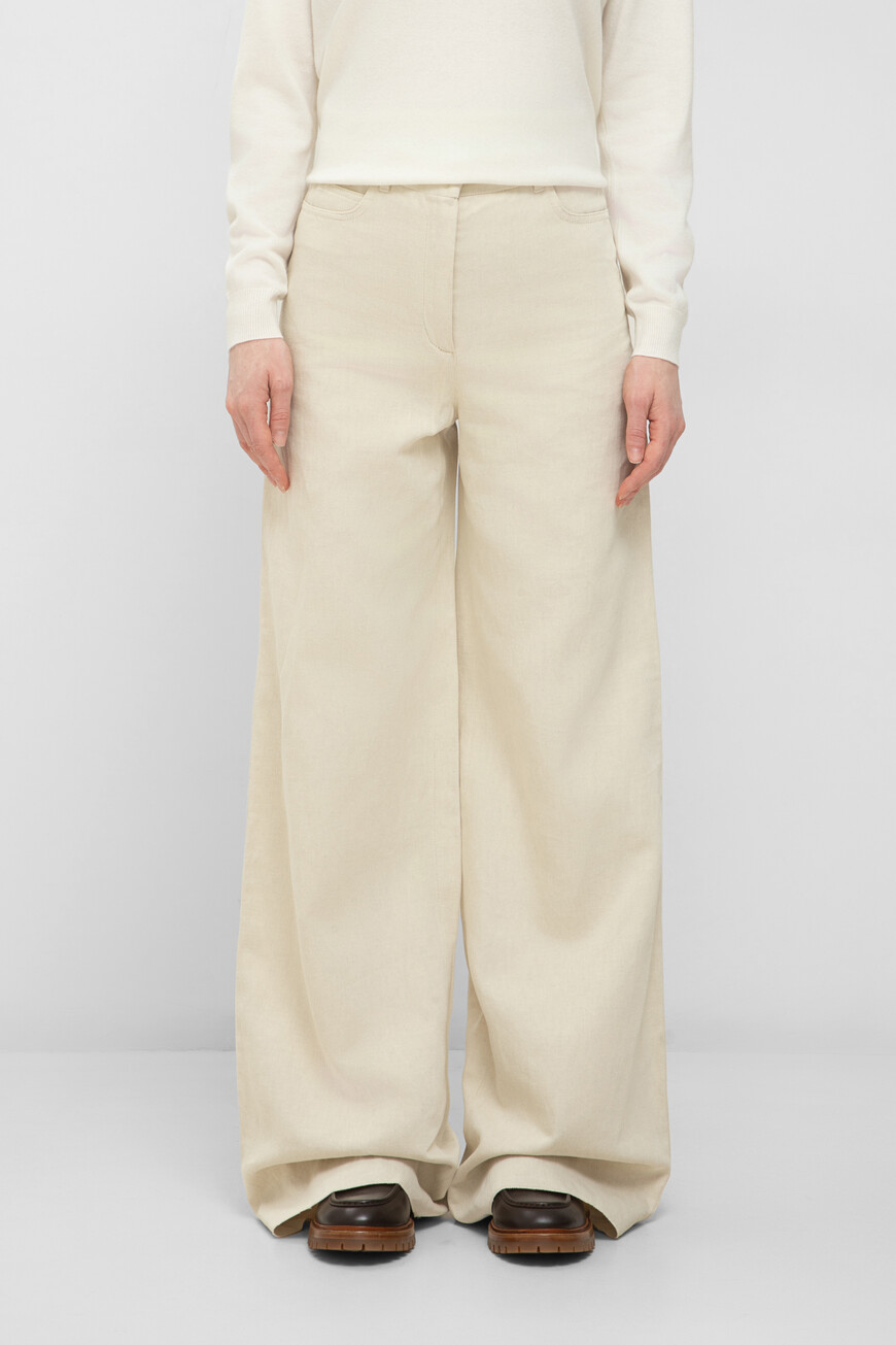 

Брюки Max Mara, Бежевый
