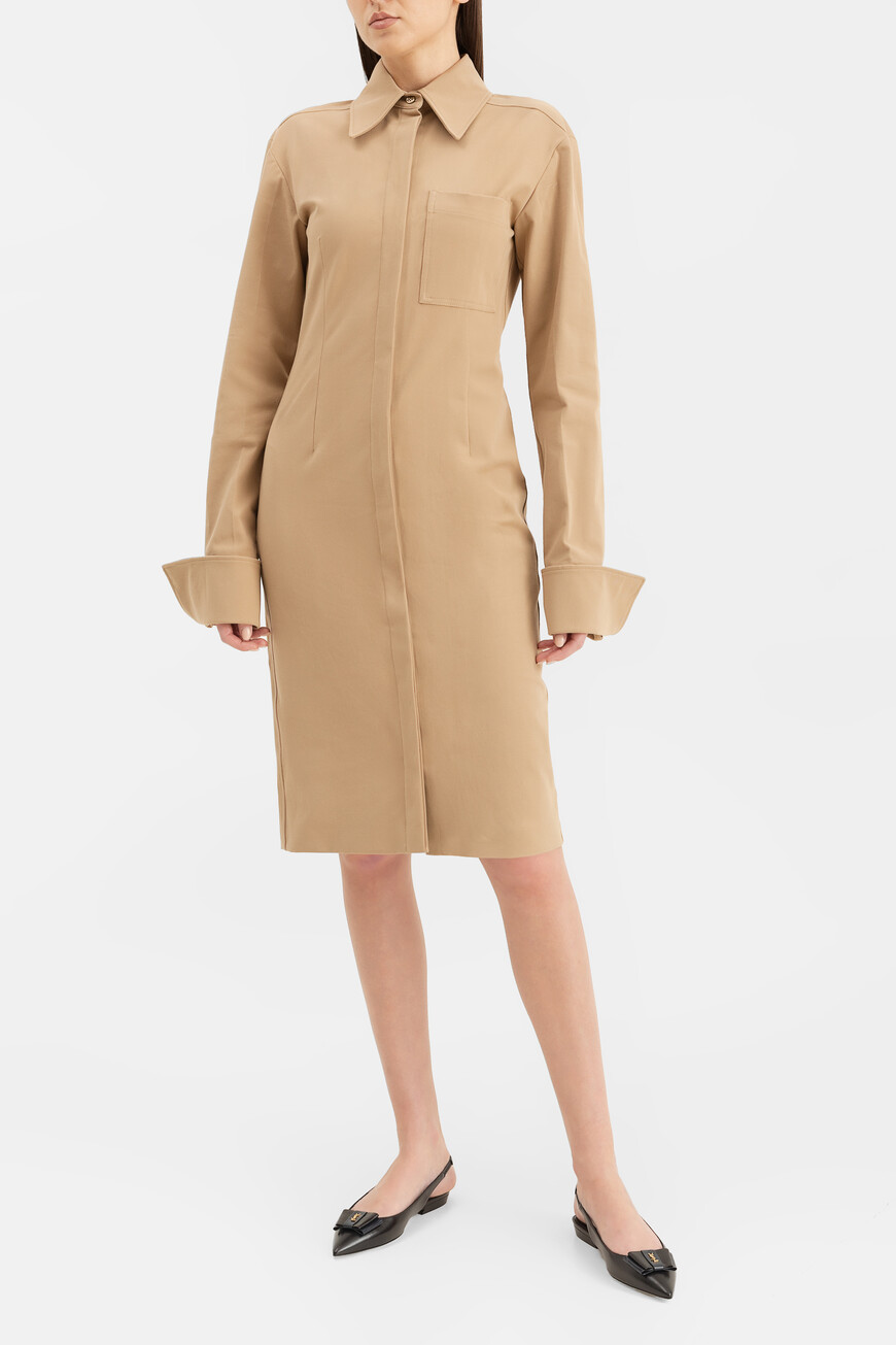 

Платье Max Mara, Бежевый