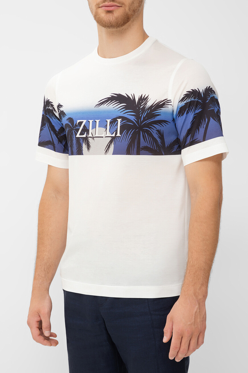 

Футболка Zilli, Белый/синий