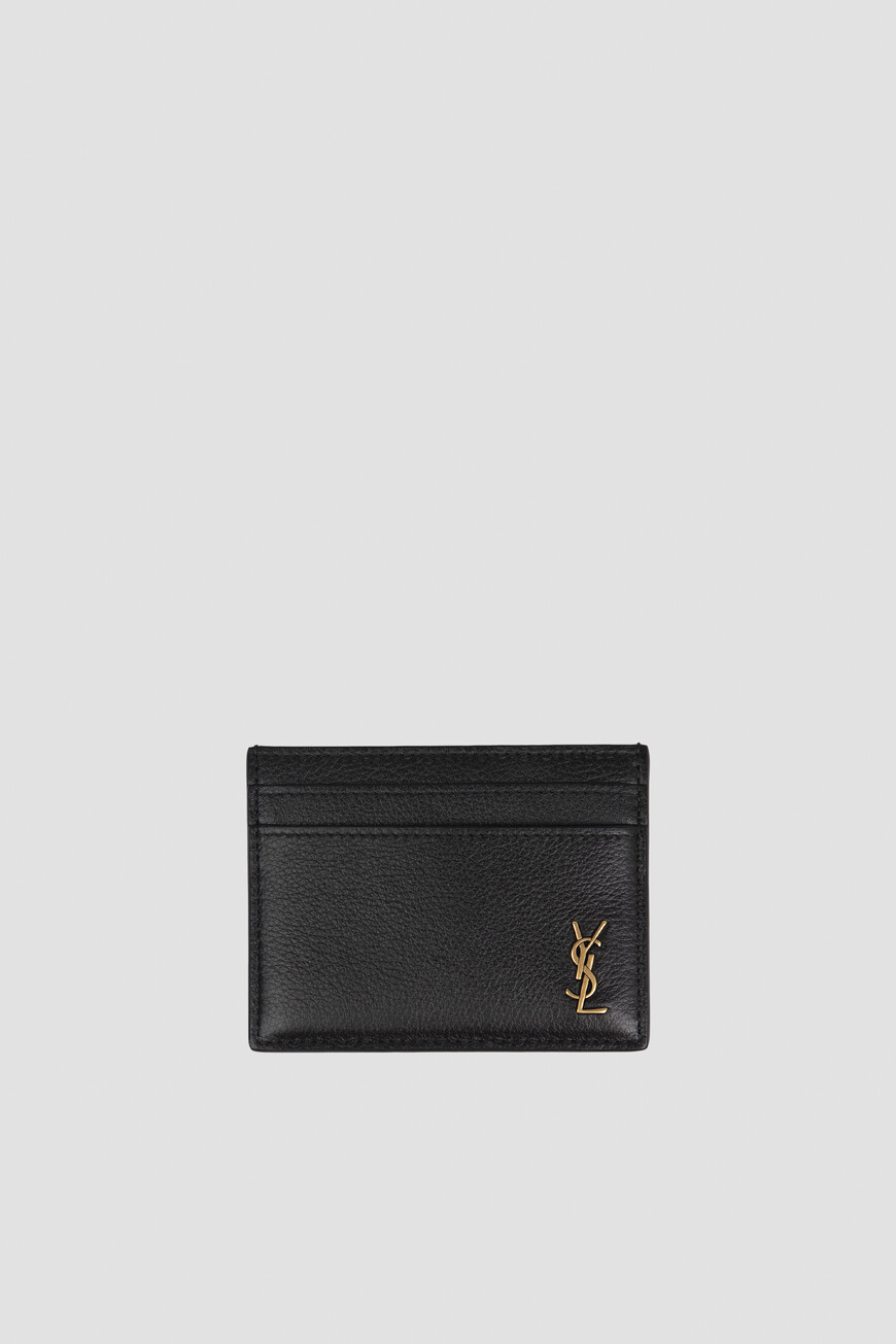 

Кардхолдер Saint Laurent Модель Cassandre, Черный
