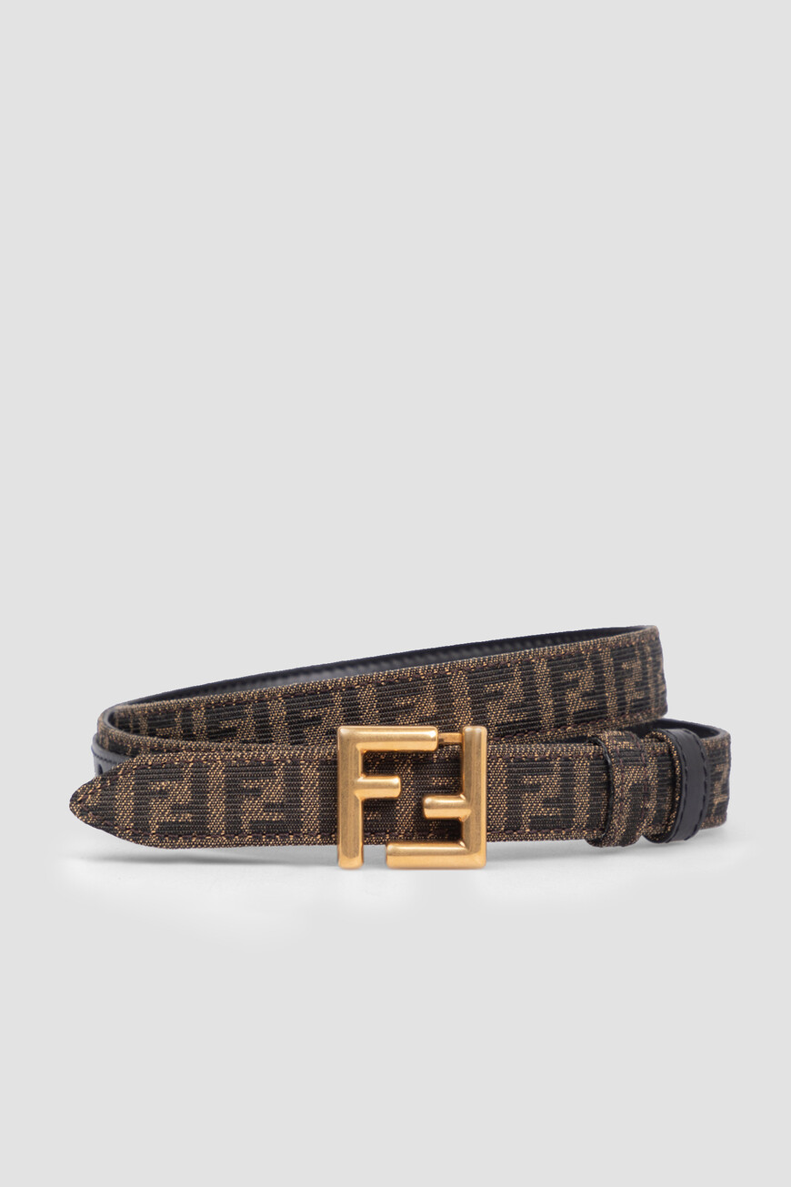 

Pемень Fendi Модель Ff, Т.коричневый/черный