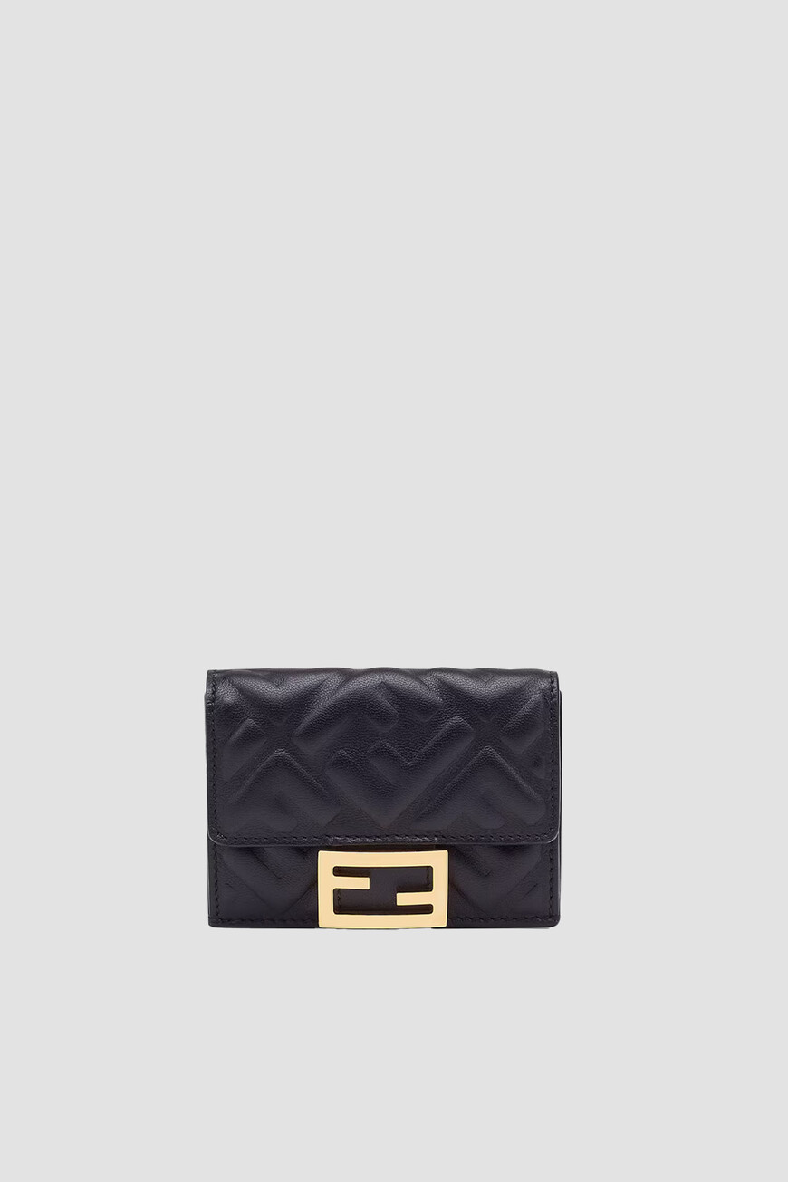 

Кошелек Fendi Аксессуар Из Модельного Ряда Baguette, Черный