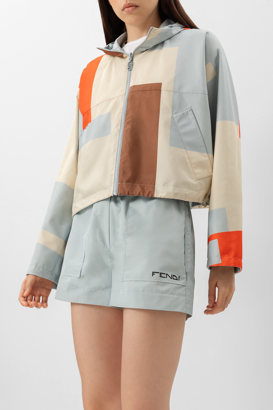 

Куртка Fendi, Оранжевый/голубой