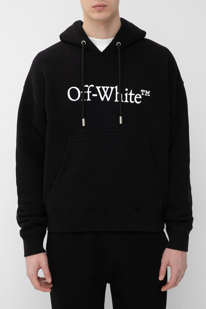 

Худи Off-White Модель Big Bookish Skate, Черный