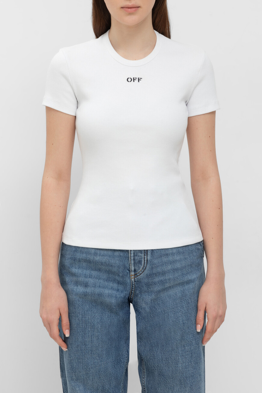футболка  модель off stamp OWAA065C99JER0050110 фотография