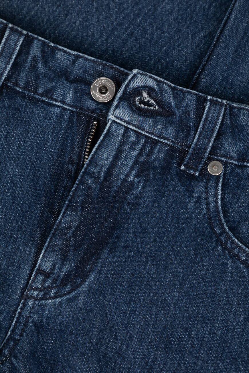 джинсы  модель в стиле 90-х годов OWYA059C99DEN0014600 по распродаже