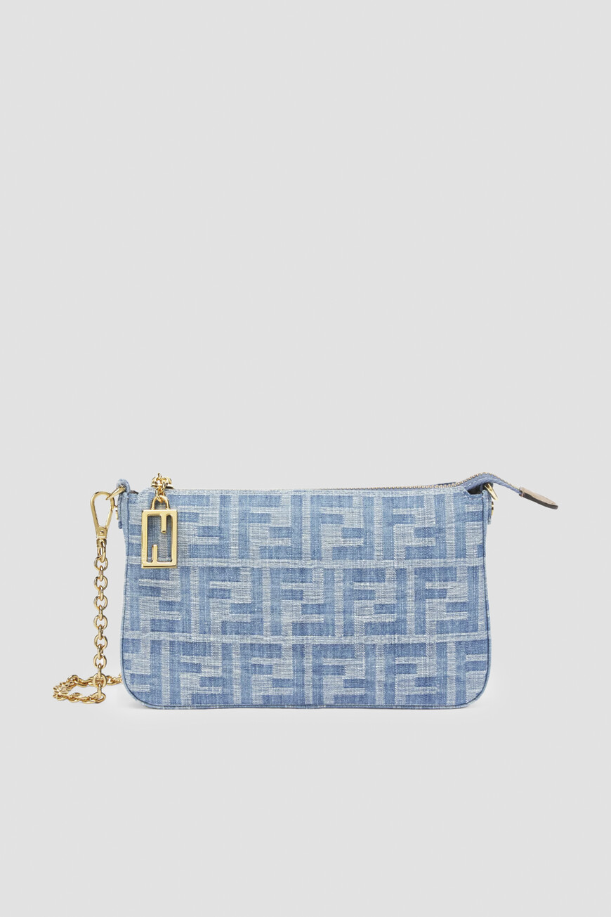 

Сумка Fendi Аксессуар Из Модельного Ряда Baguette, Голубой