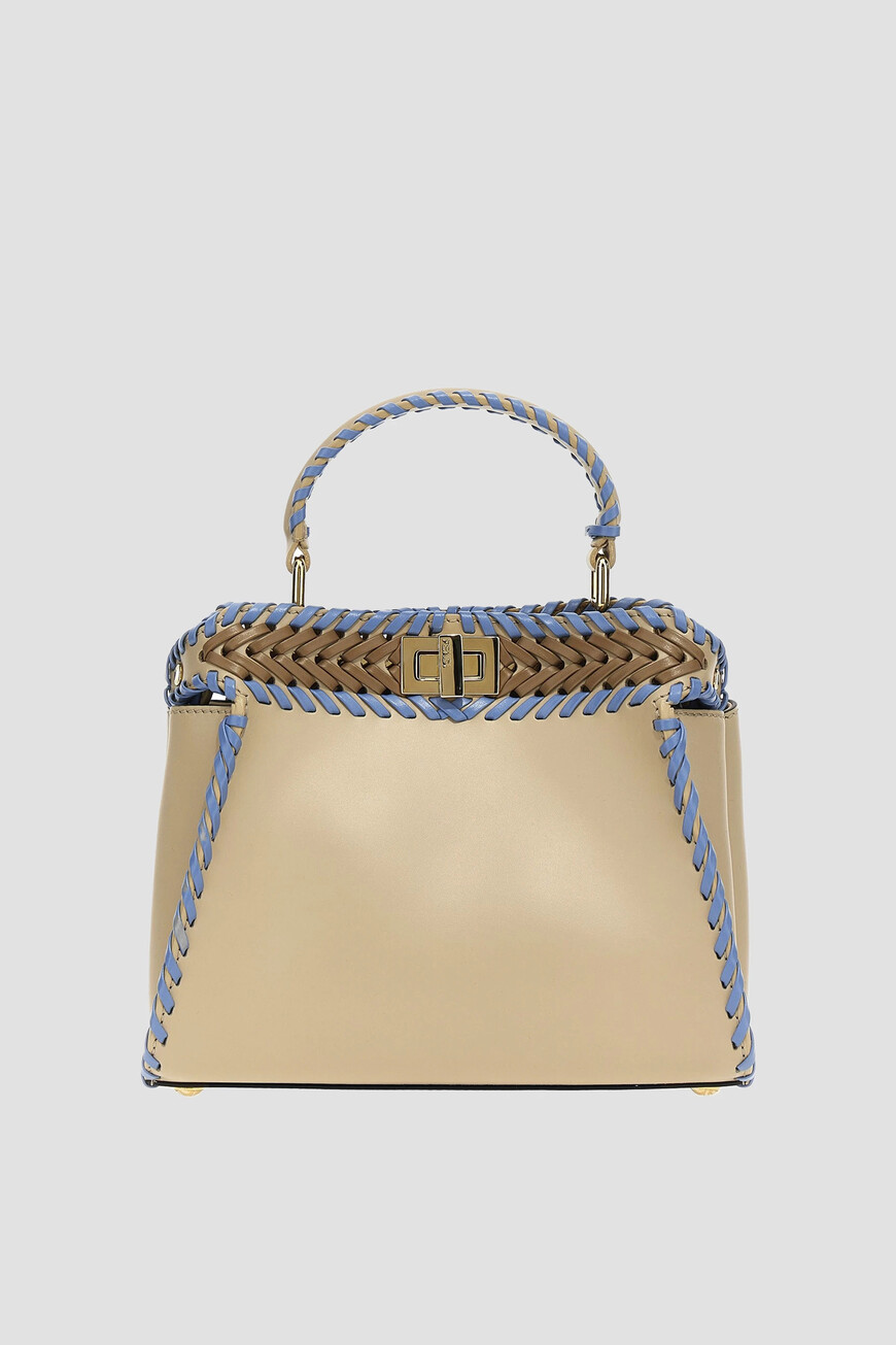 

Сумка Fendi Модель Peekaboo Mini, Бежевый