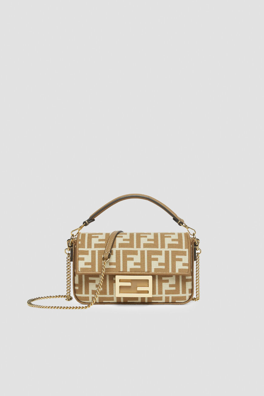

Сумка Fendi Модель Baguette Mini, Бежевый