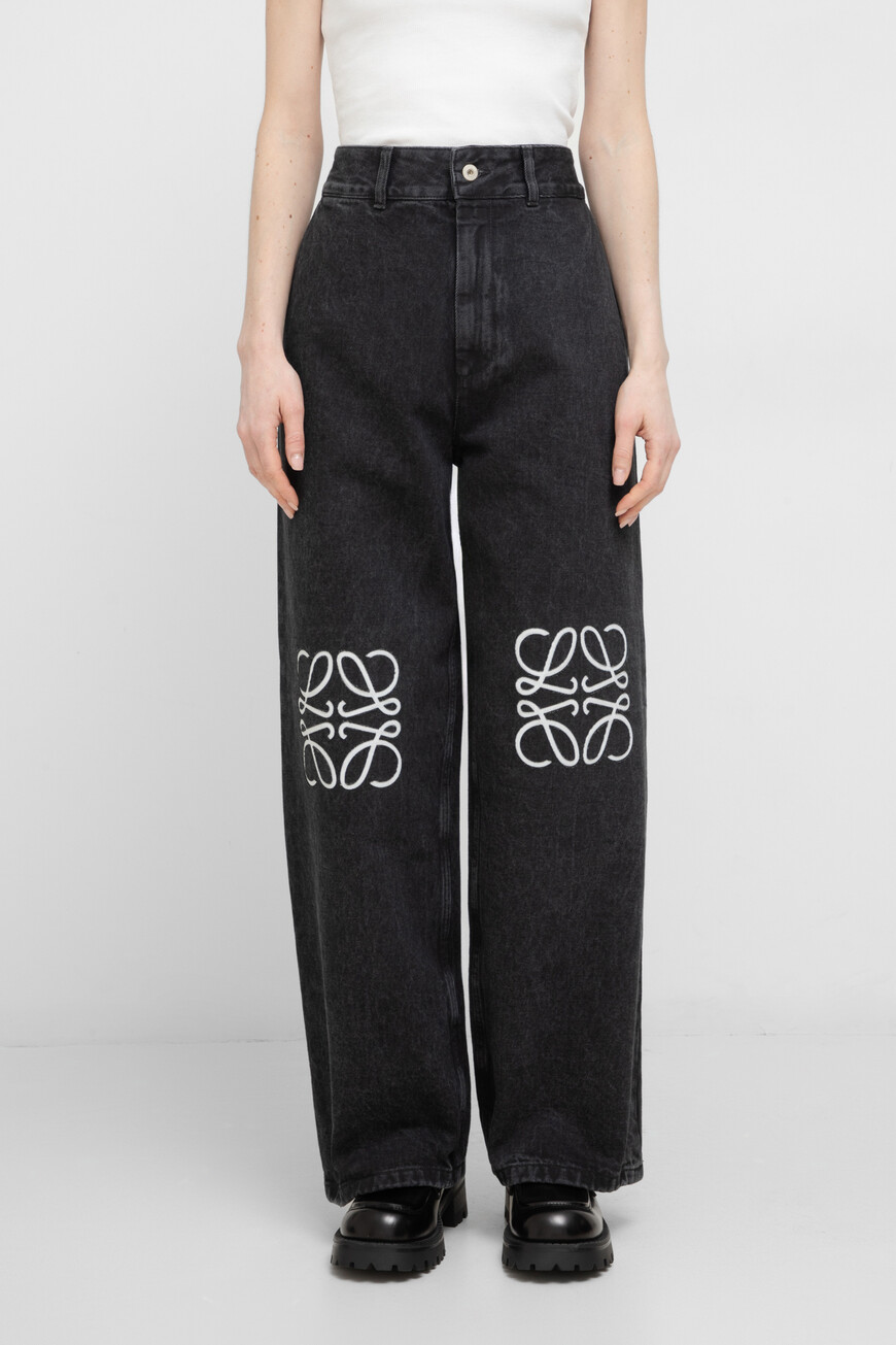 

Джинсы Loewe Модель Anagram, Черный