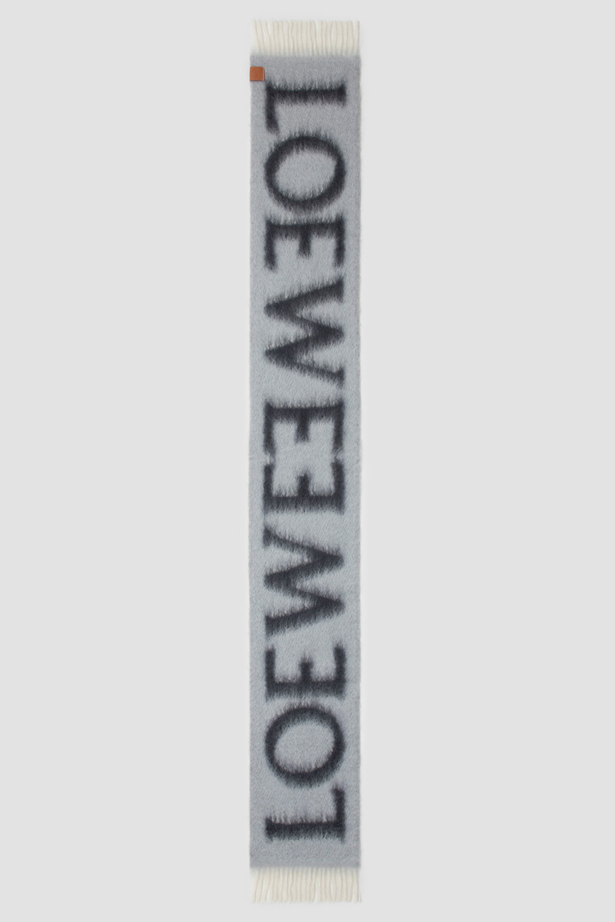 

Шарф Loewe, Св.серый/т.серый