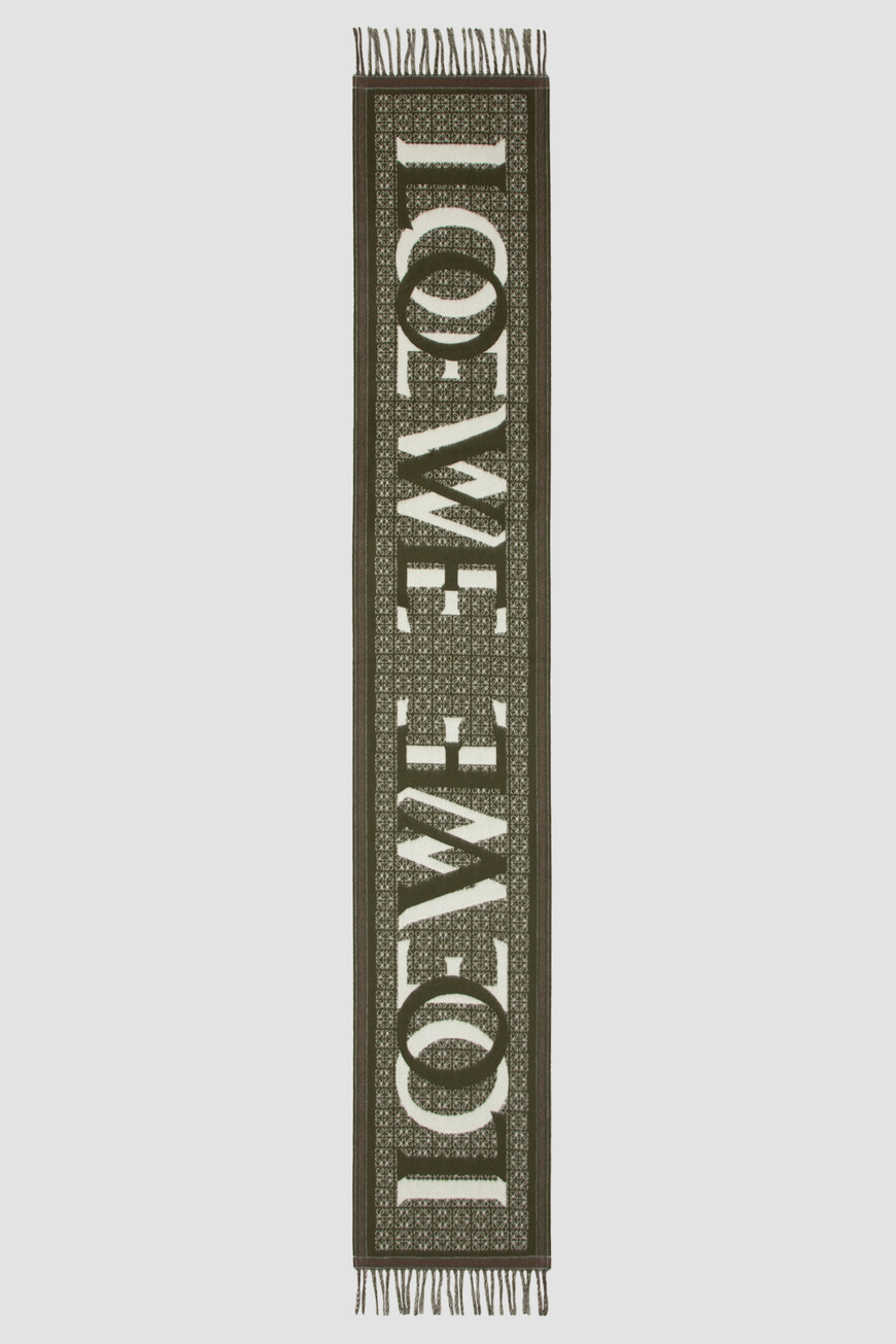 

Шарф Loewe Модель Love, Зеленый