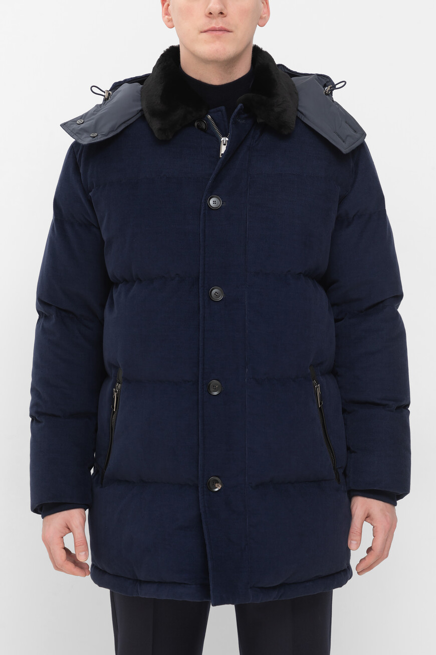 

Пуховик Brioni, Синий