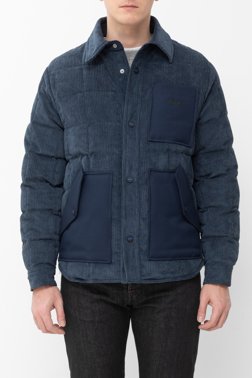 

Куртка Kiton Модель Из Коллекции Knt, Синий