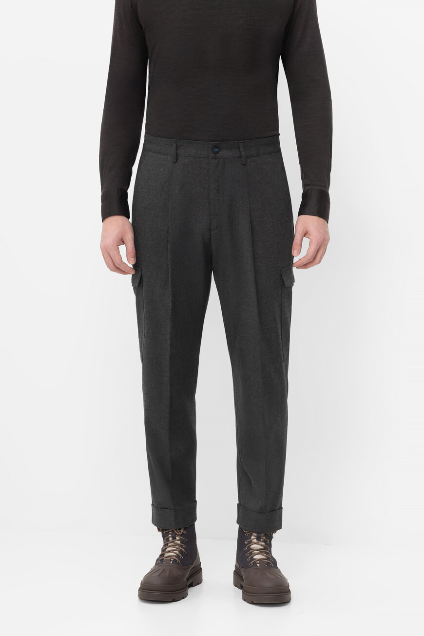 

Брюки Kiton Модель Из Коллекции Knt, Серый