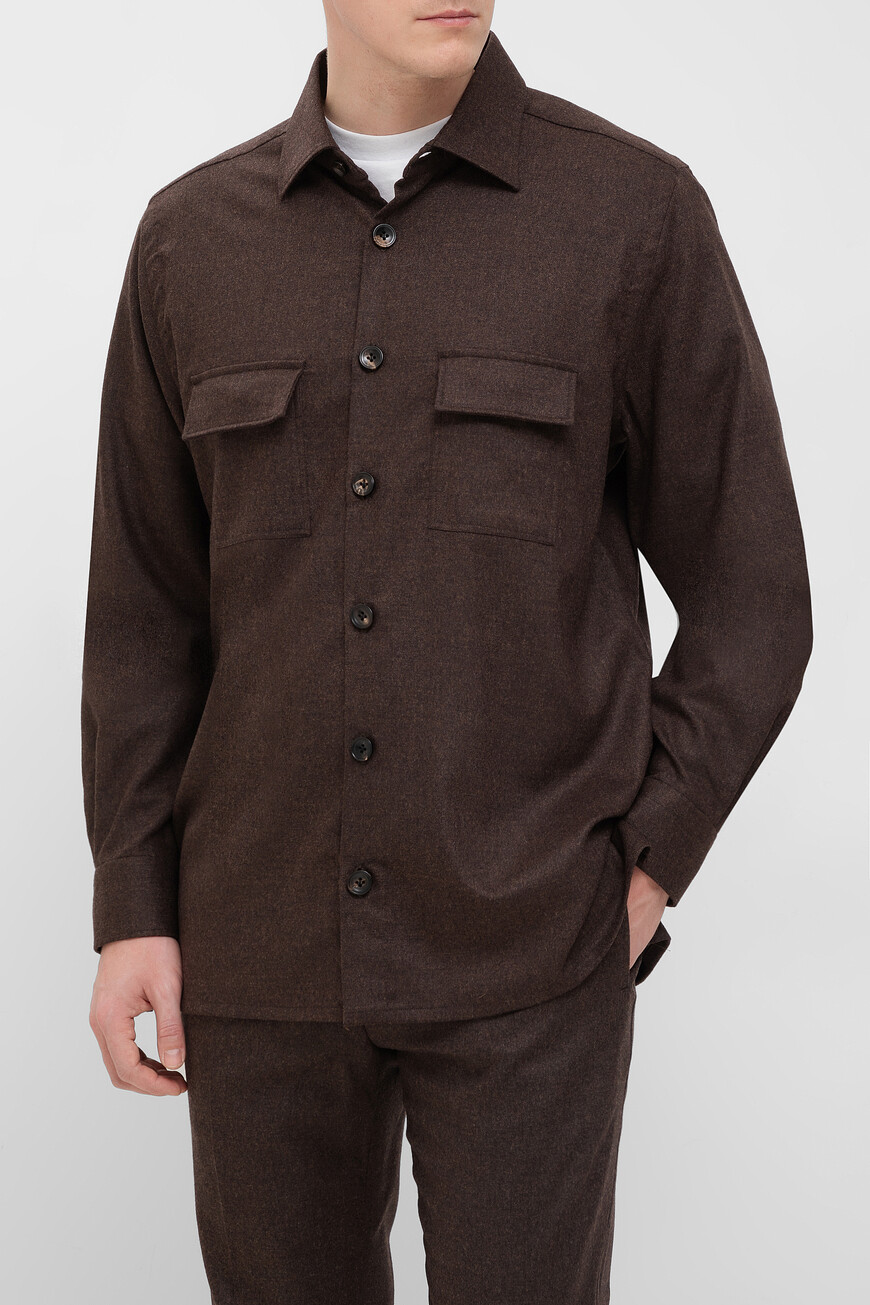

Рубашка Kiton, Коричневый