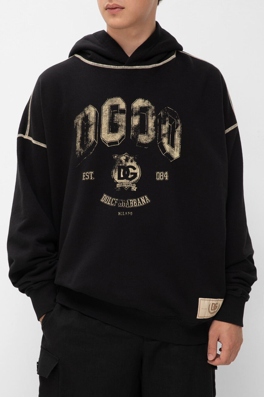 

Худи Dolce&Gabbana Модель Из Коллекции Palermo, Черный
