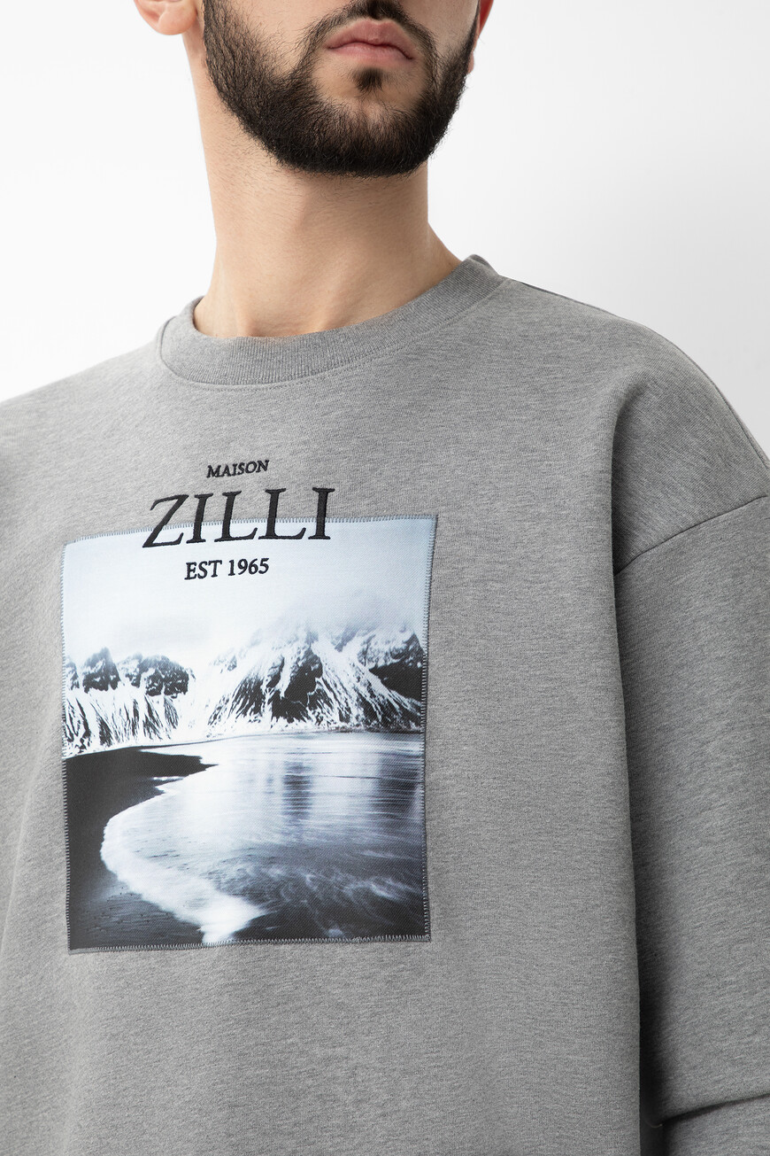 свитшот  SWS001M0100VLM009 N216 купить с доставкой