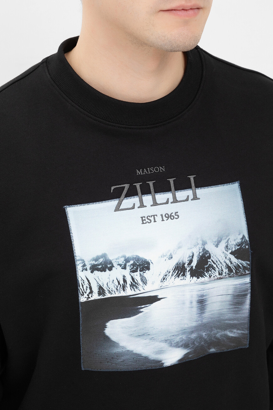 свитшот  SWS001M0100VLM009 N001. купить с доставкой