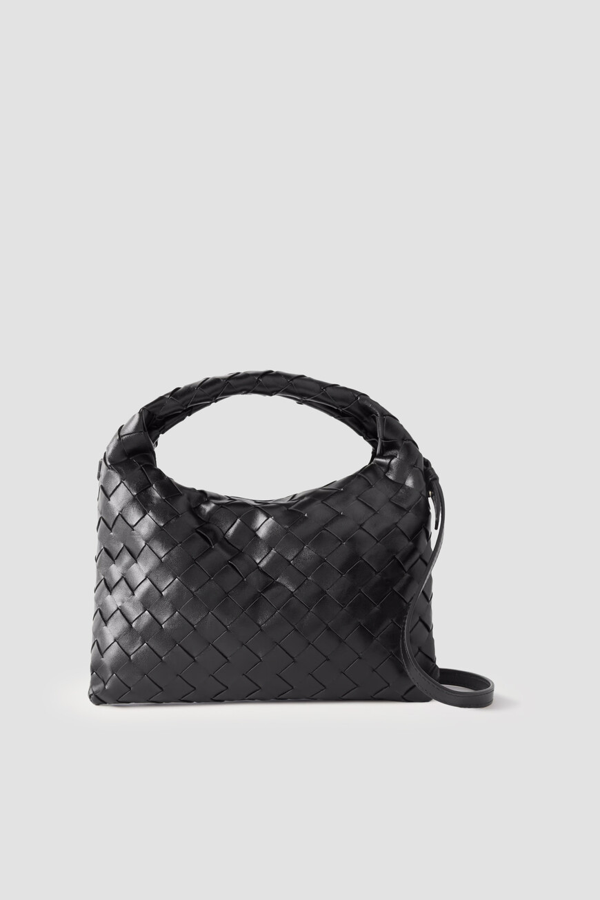 

Сумка Bottega Veneta Модель Mini Hop, Черный