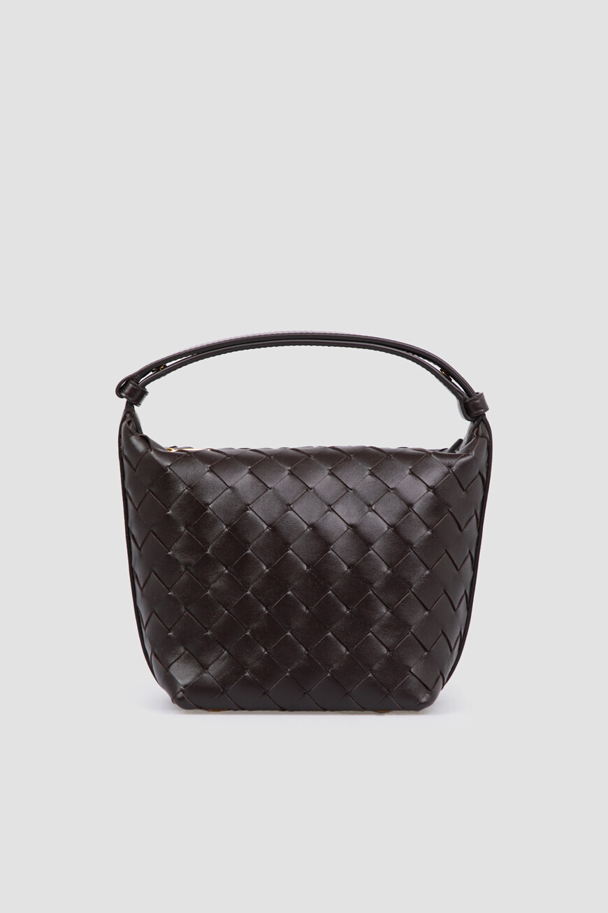 

Сумка Bottega Veneta Модель Candy Wallace, Т.коричневый