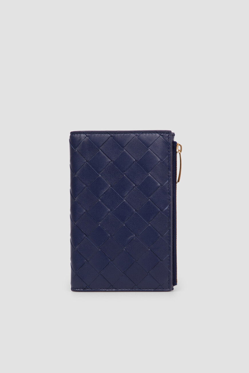 

Кошелек Bottega Veneta, Т.синий/золото