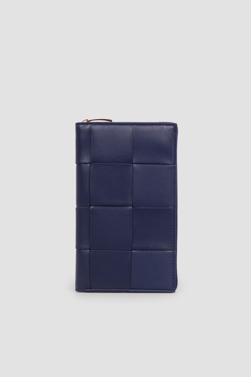 

Кошелек Bottega Veneta Модель Из Линейки Cassette, Синий