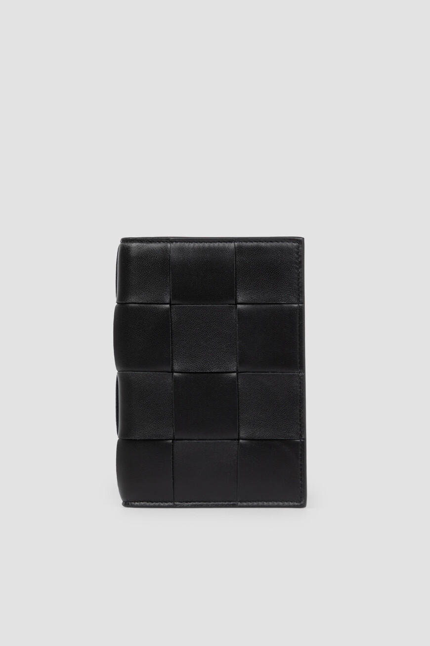 

Обложка Для Паспорта Bottega Veneta Модель Cassette, Черный