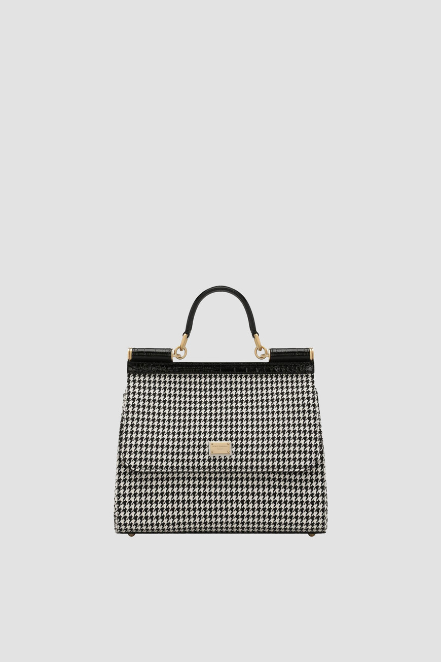 

Сумка Dolce&Gabbana Модель Sicily, Черный/белый