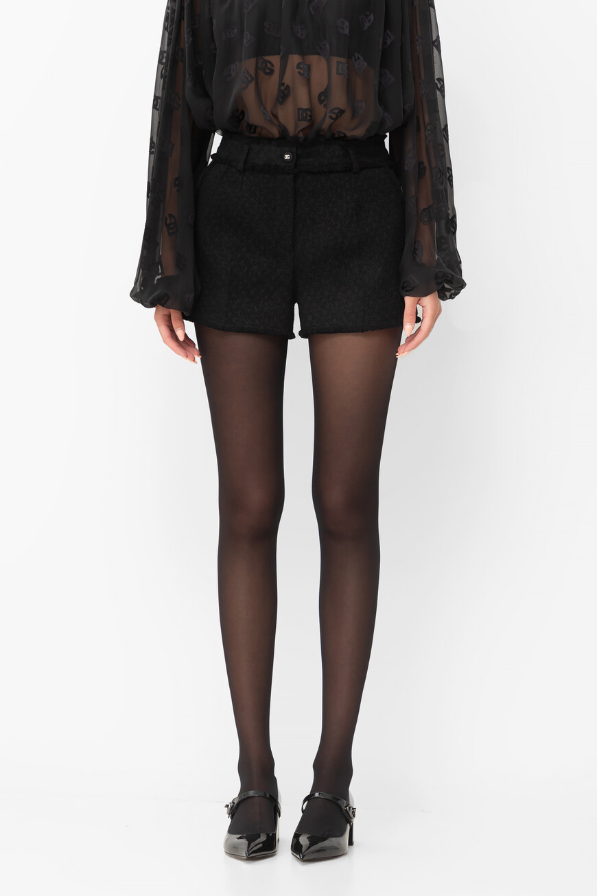 

Шорты Dolce&Gabbana Модель Raschel, Черный