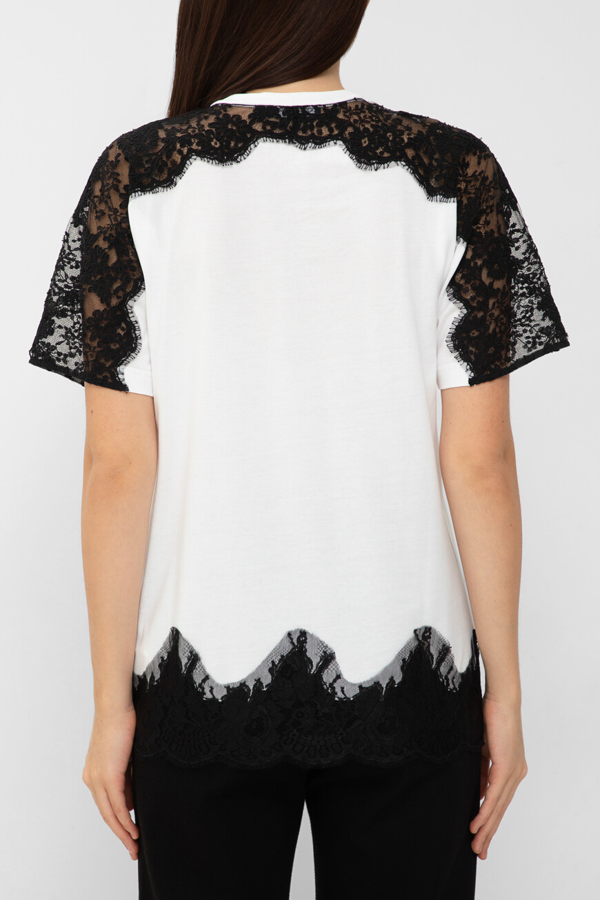 футболка dolce&gabbana модель из коллекции dna F8V16Z FU7EQ W0800 по акции