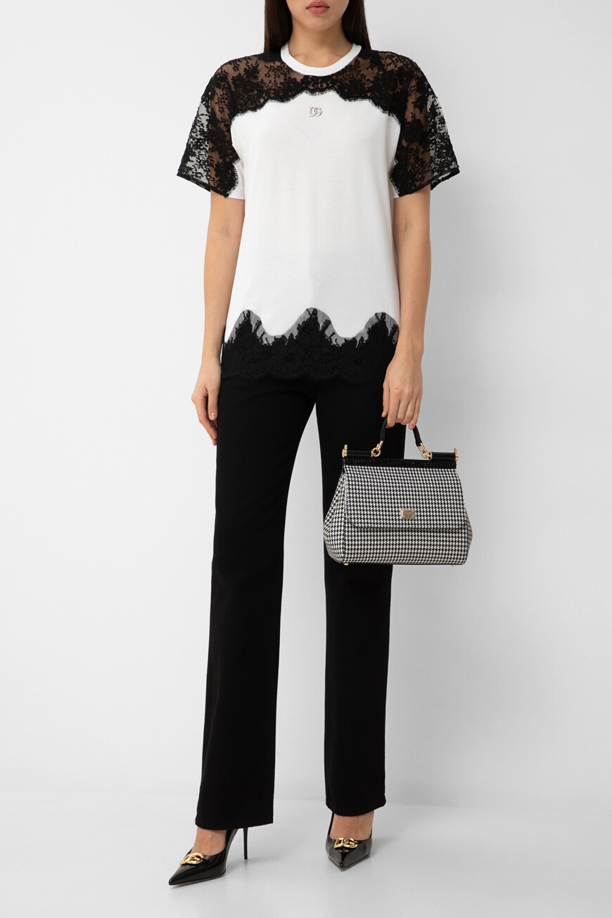 футболка dolce&gabbana модель из коллекции dna F8V16Z FU7EQ W0800 по низкой цене